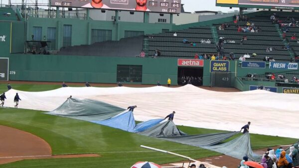 fenway park rolling tarp weather operations